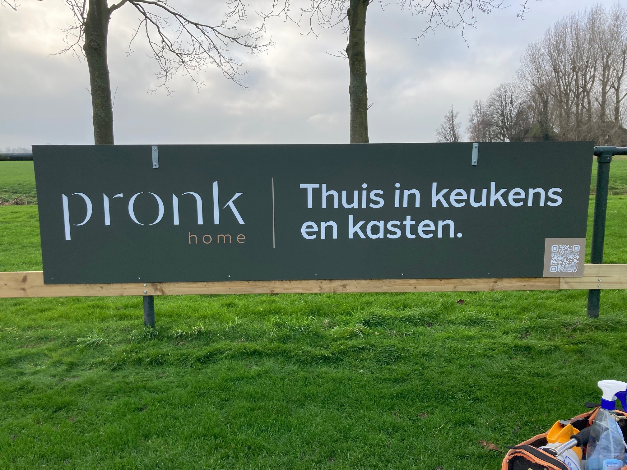 Pronk voetbalbord GSV